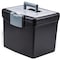 Storex Portable File Storage Box with XL Lid STX61504U01C - alternate 1